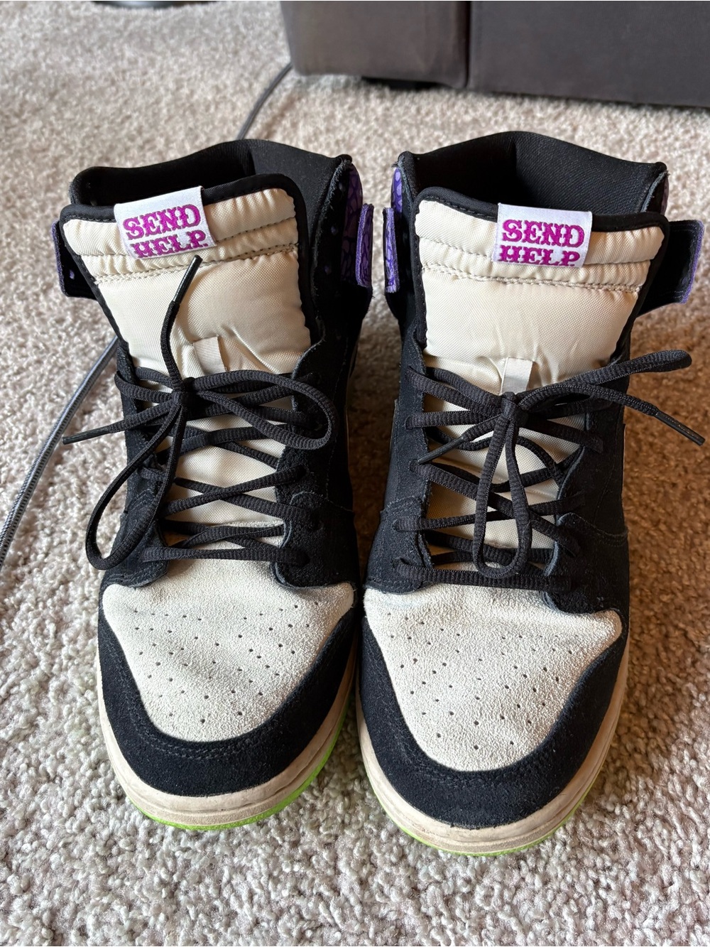 Nike SB Dunk High Prm Send Help 2 sz 12